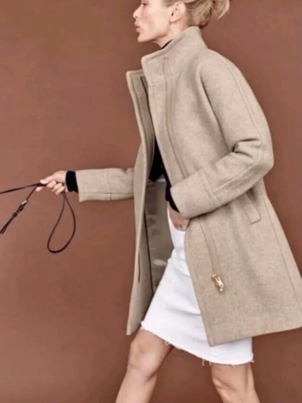J.Crew "Cocoon Coat" (Stadium Cloth by Nello Gori)